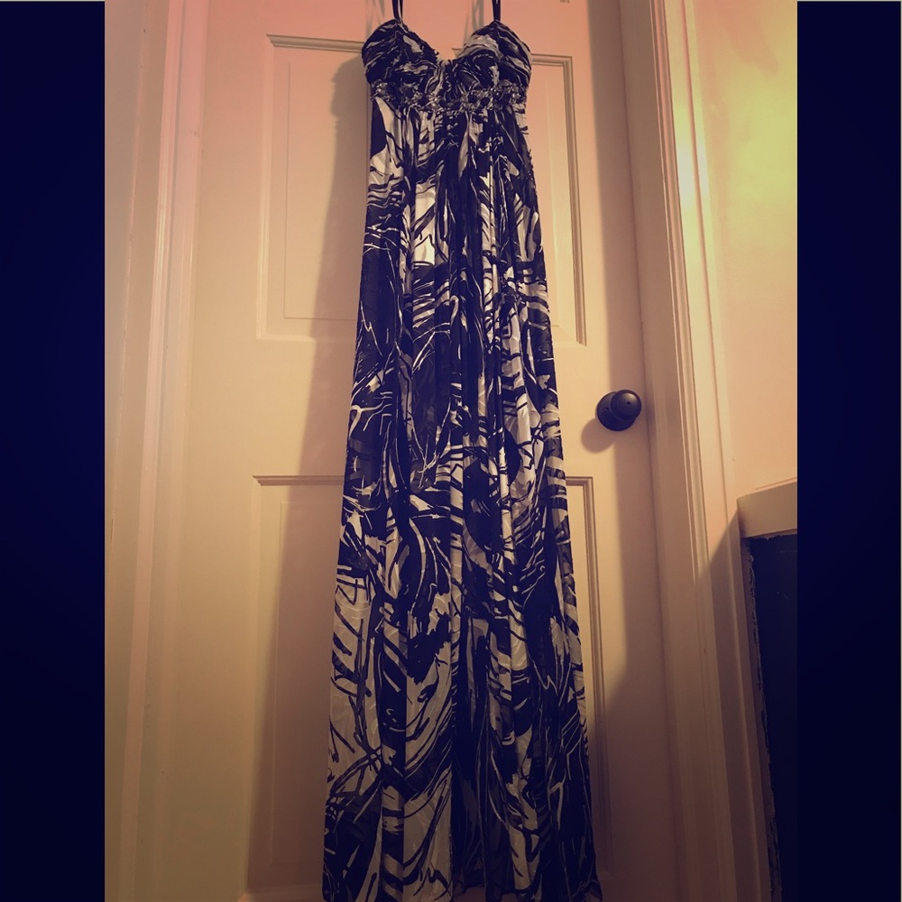 Stunning silk chiffon dress from BCBG Max Azria